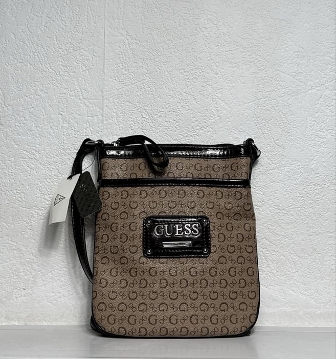 Новая Сумка Месенджер Guess Монограмная Оригинал