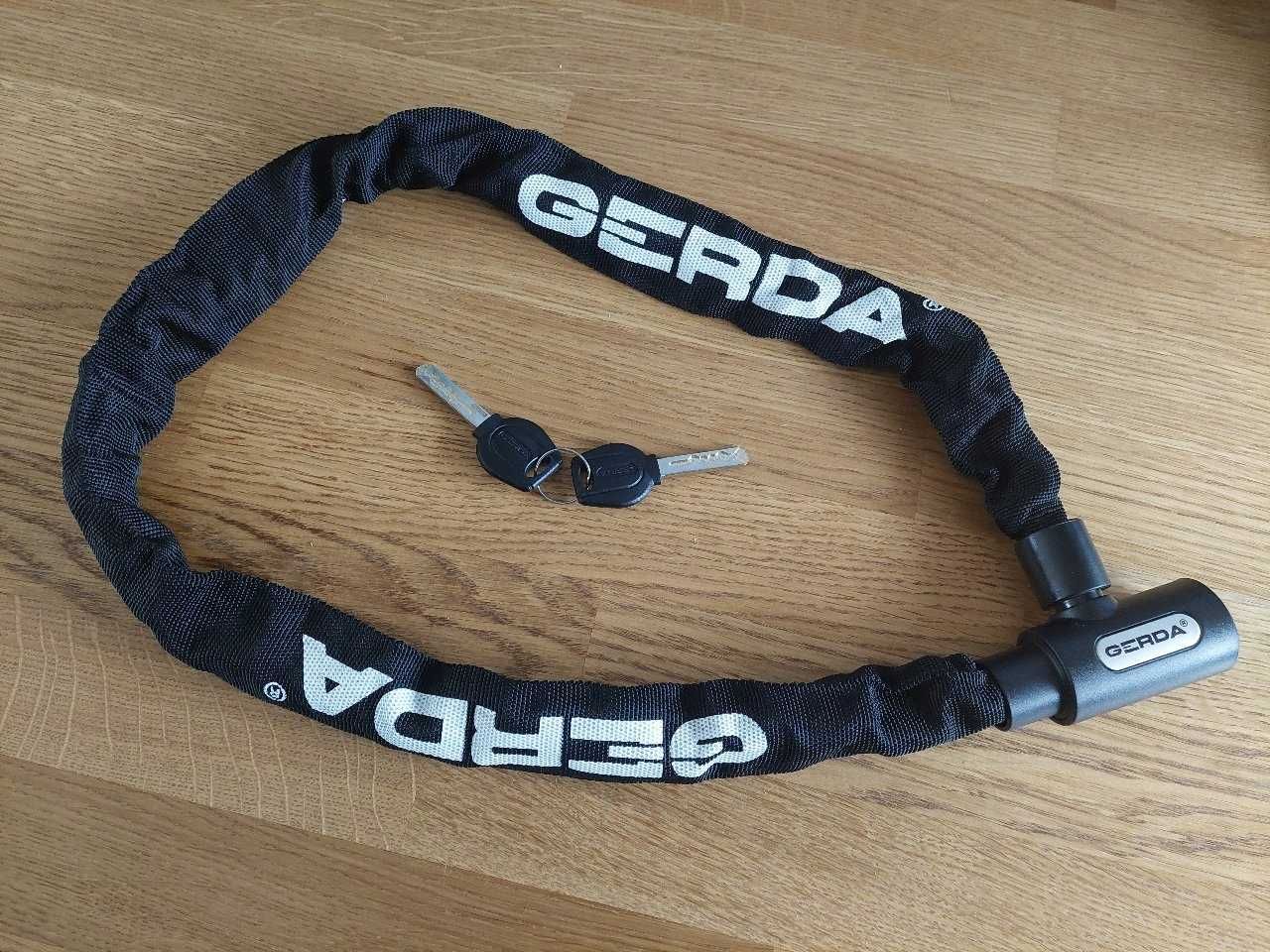 NOWE Zapięcie Zabezpieczenie roweru  GERDA CONTRA  łańcuch 90cm