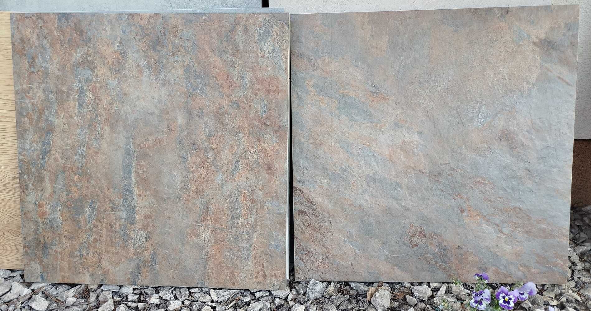 Płyta tarasowa RUSTIC GOLD 20mm 60x60 jak łupek szarogłazowy melanż