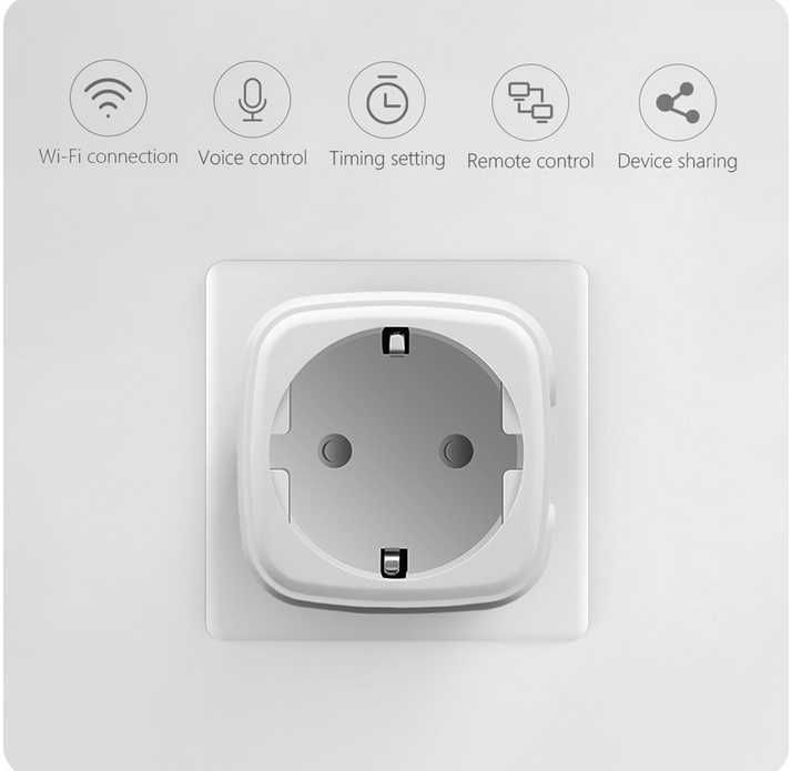 Wtyczka Gniazdo 20A WIFI TUYA EU Watomierz - RUMIA