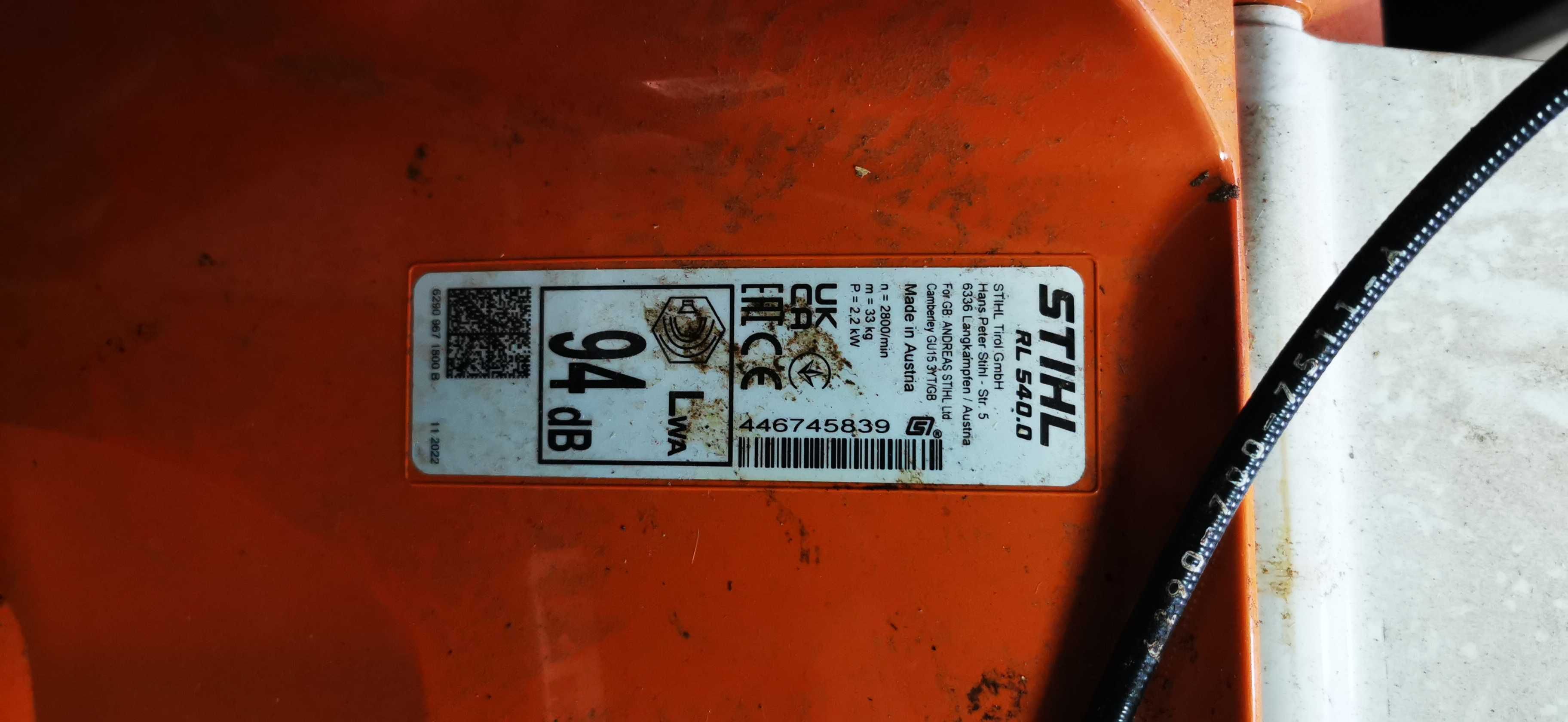 Escarificadora STIHL RL 540 - Gasolina - Como Novo!