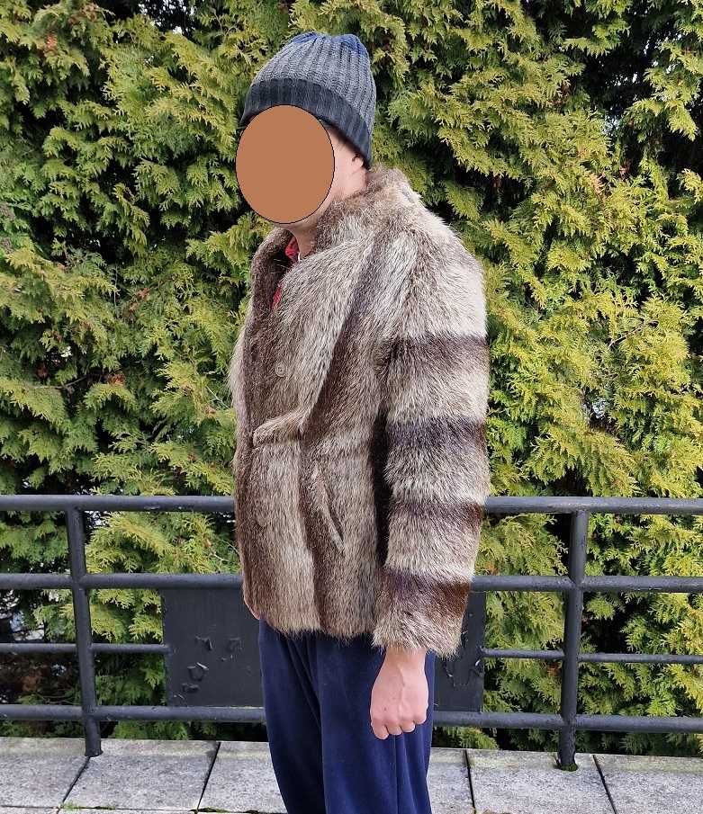 Eleganckie naturalne futro z nutrii