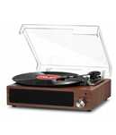 Gramofon winylowy Bluetooth vintage, z wbudowanym głośnikiem FYDEE brą