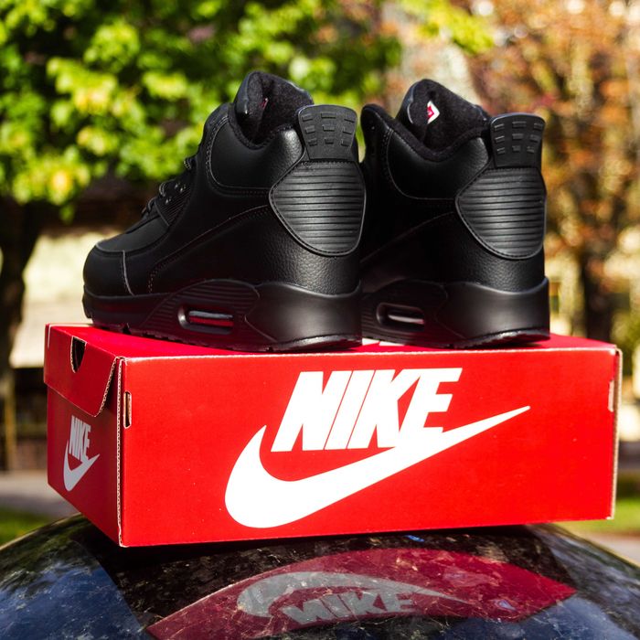 (1997) Зимові кросівки в стилі Nike Air Max 90 з хутром (41-46) найк