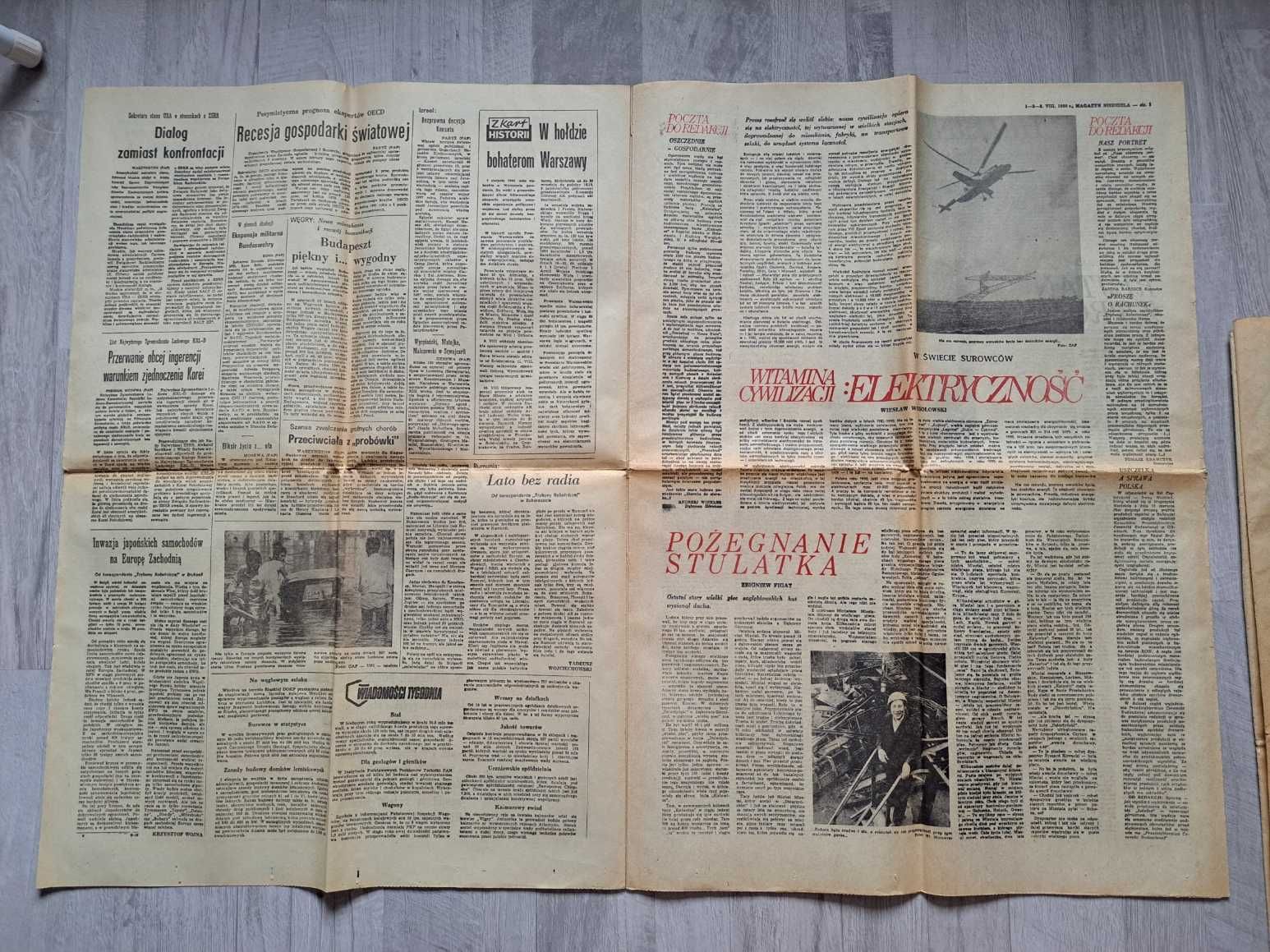 Trybuna Robotnicza, z dn. 3.08.1980r., PRL