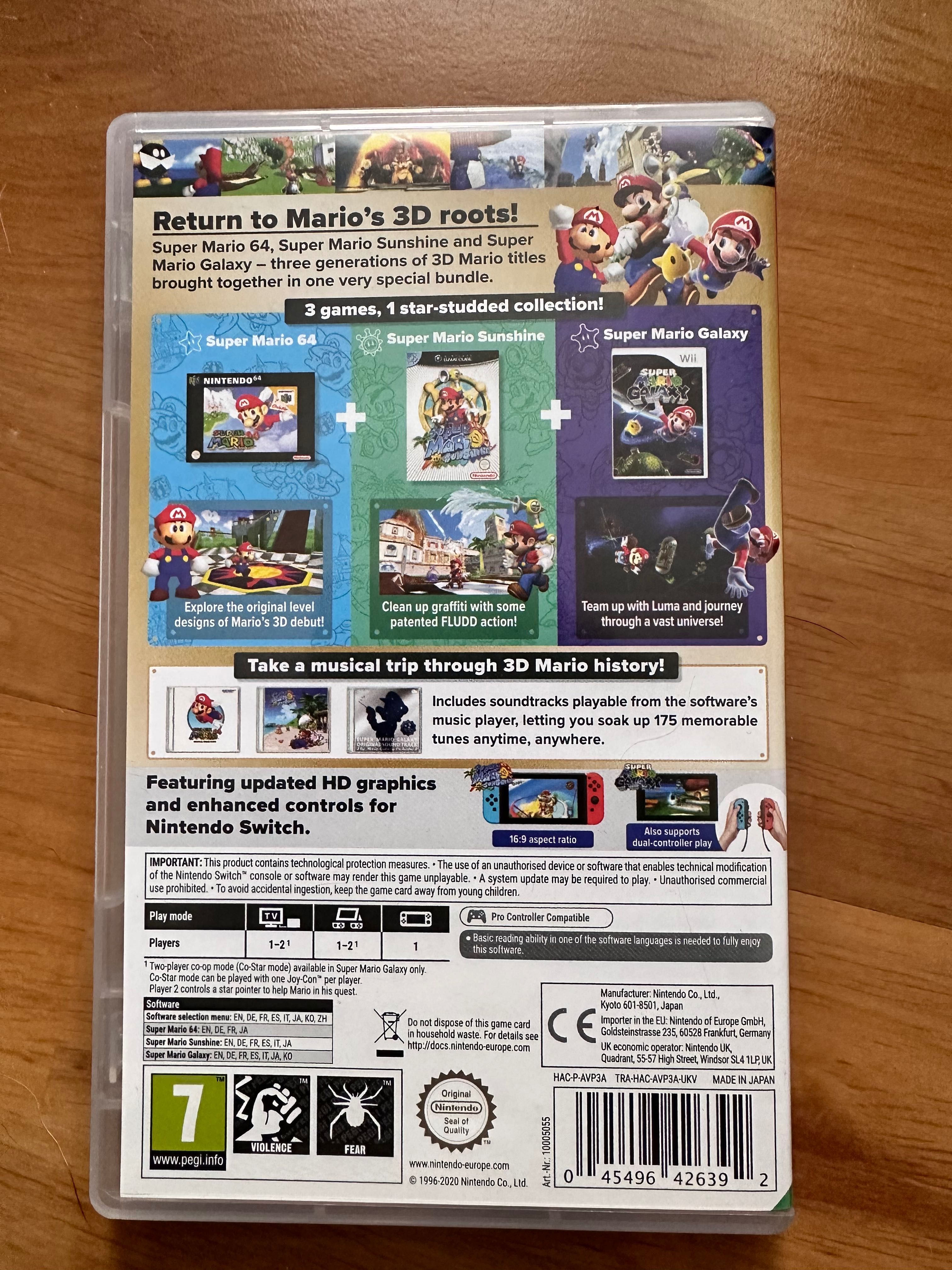 Gra nintendo switch Super Mario 3D All Stars