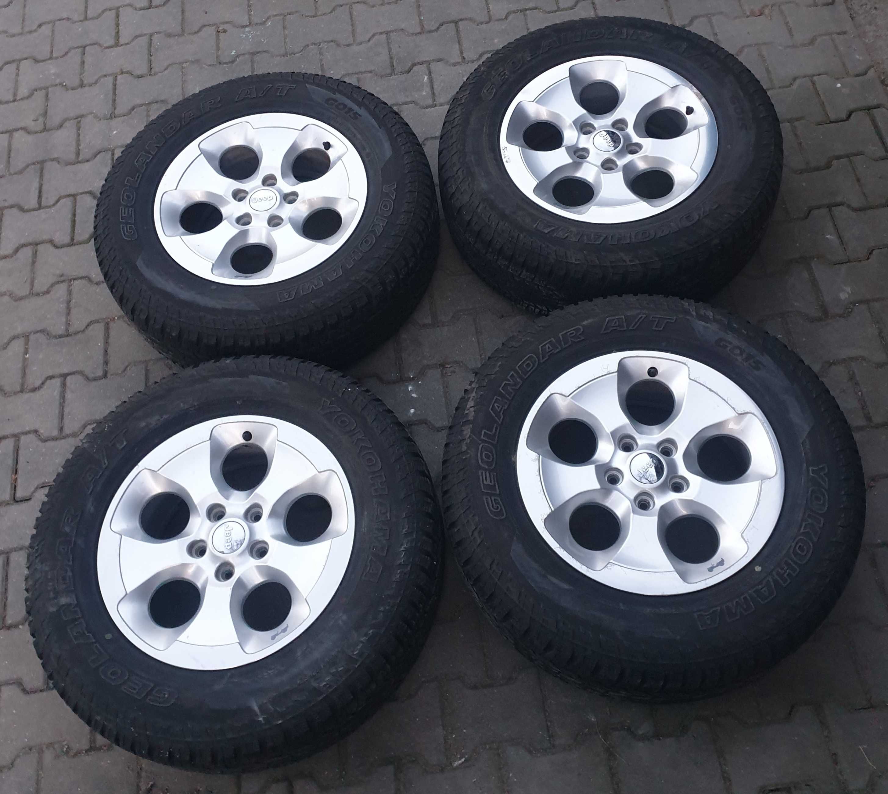 Alufelgi felgi koła Jeep Wrangler 18 cali opony a/t
