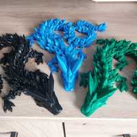 Smok kryształowy Dragon 45cmDruk3D Prezent Zabawka Urodziny
