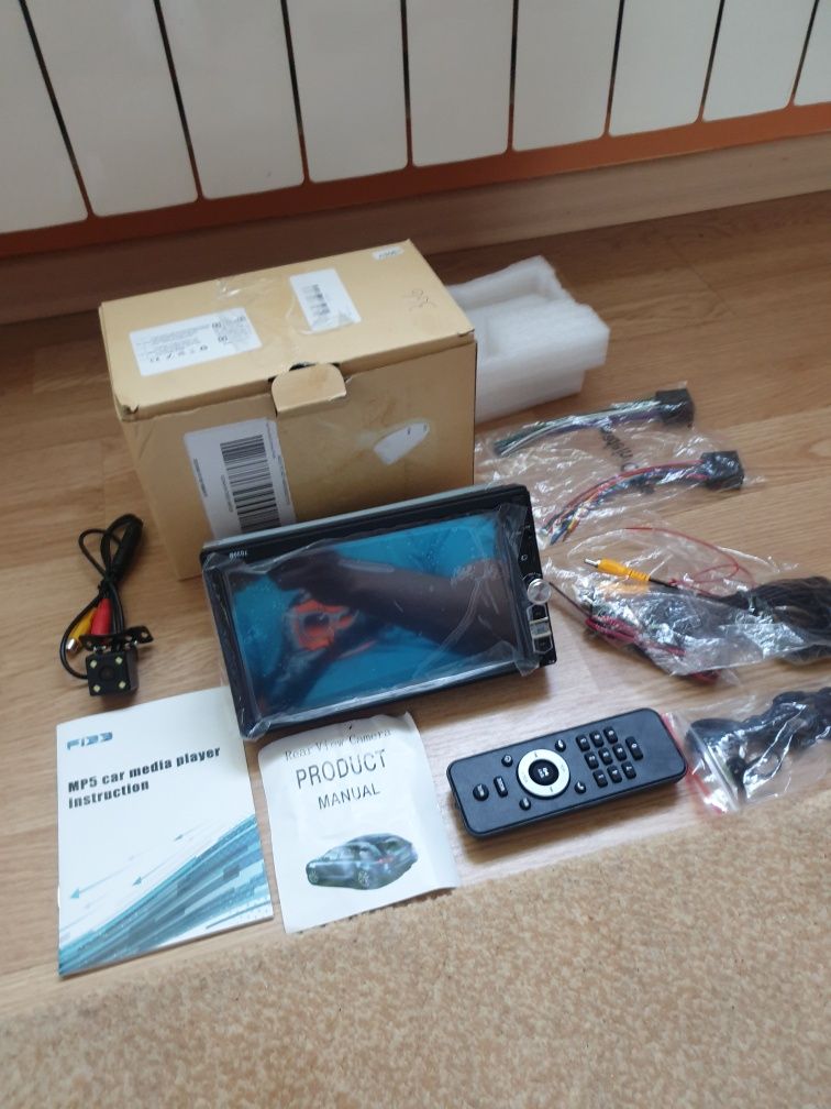NOWY Odtwarzacz samochodowy MP5 z pilotem / Dodatkowo kamera cofania