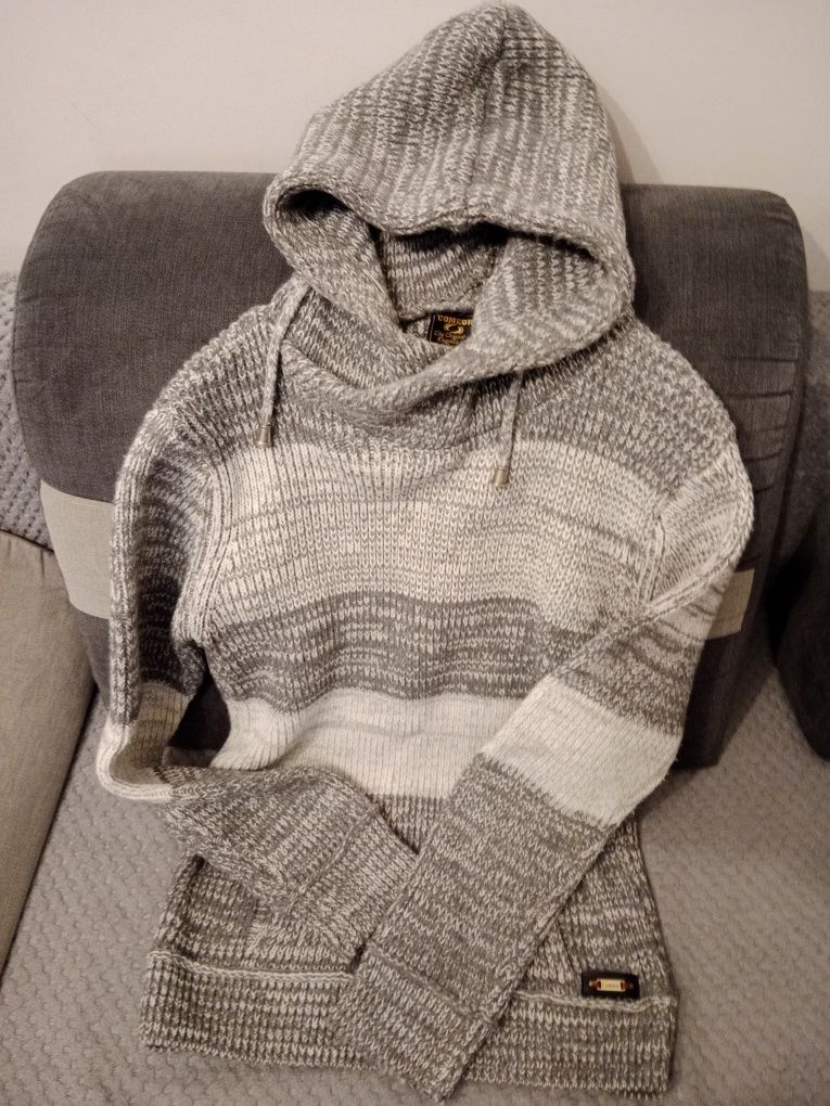 Męski gruby sweter