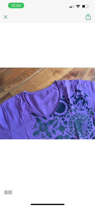 Jack&jones koszulka t-shirt fiolet bawełna L męska