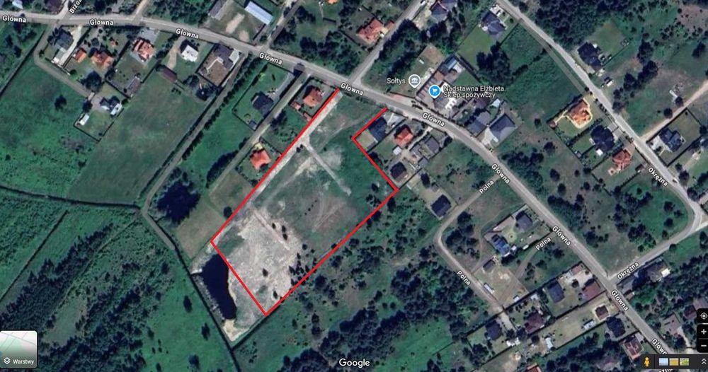 Działki budowlane 1000m2 Krzaki Czaplinkowskie, Góra Kalwaria