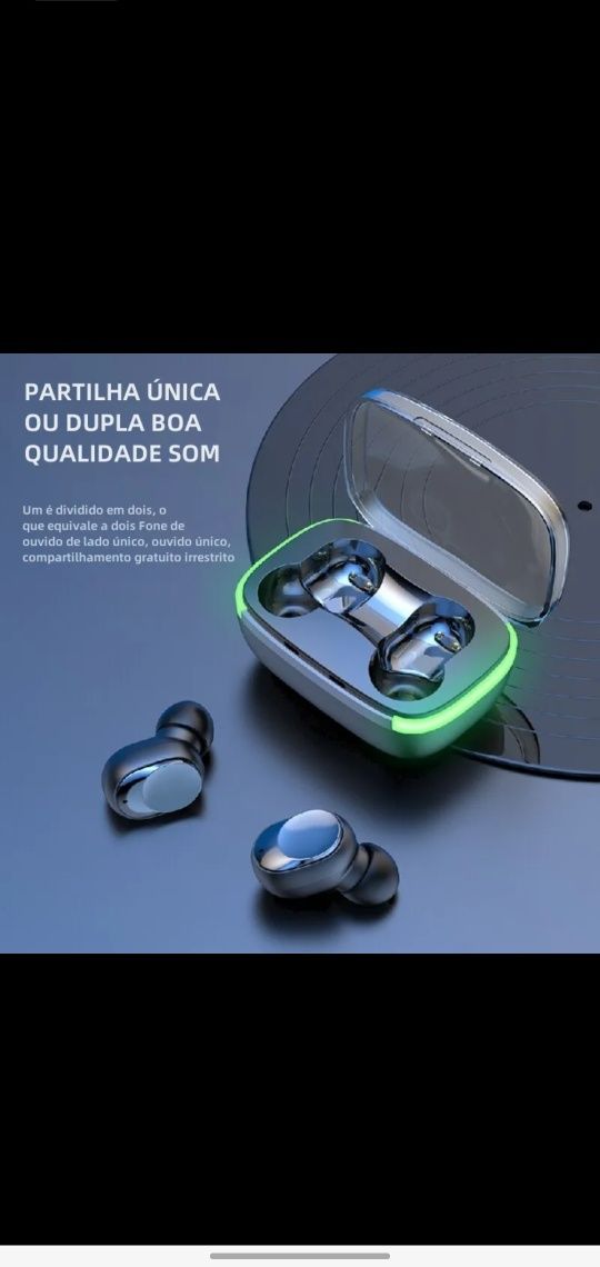 Fones ouvido Bluetooth