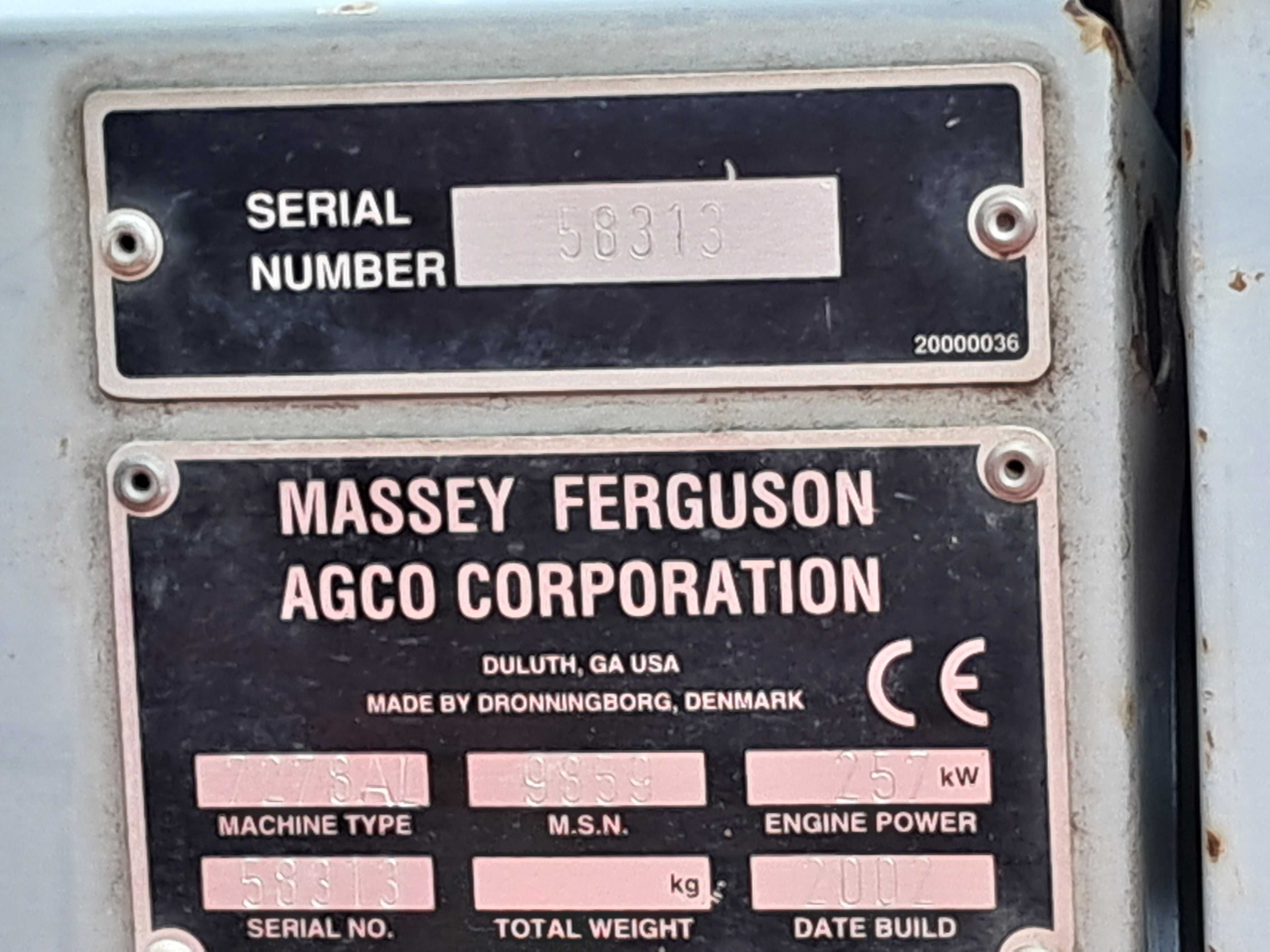 комбайн Massey Ferguson 7278