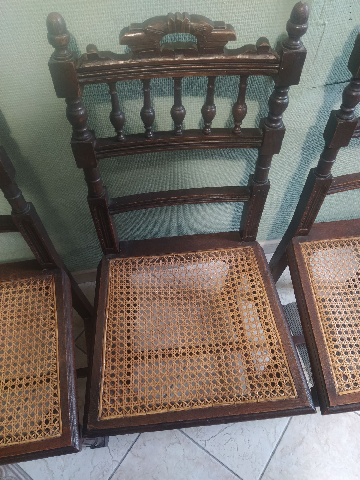 Krzesła drewniane dębowe 6 szt.