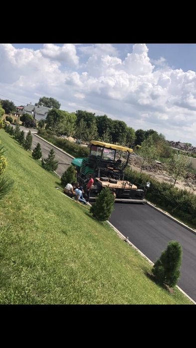 Услуга асфальтирование обухов ямочни ремонт укладка асфальтной крошка