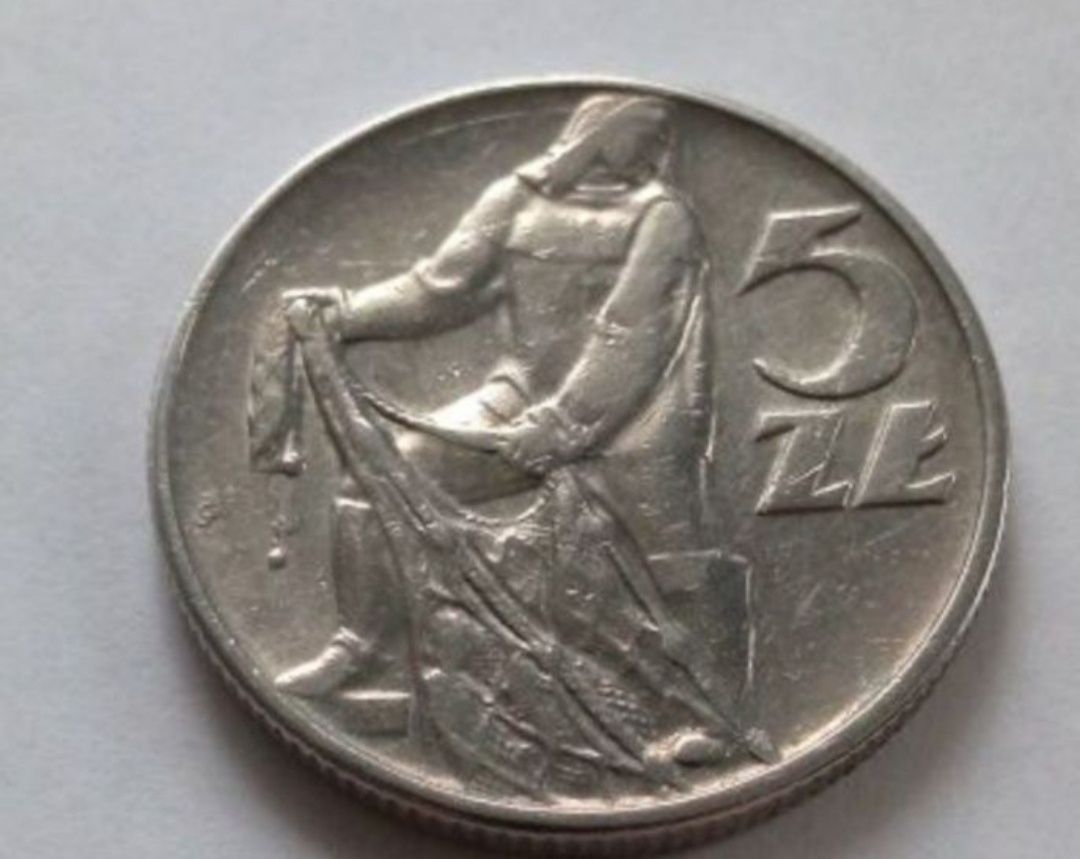 4 monety 5 zł. 1960 itp.