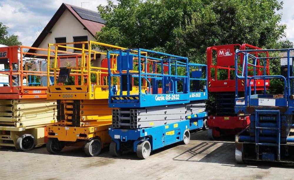 ATRAKCYJNE CENY wynajmę podnośnik nożycowy 8, 10, 12 m zwyżka wynajem