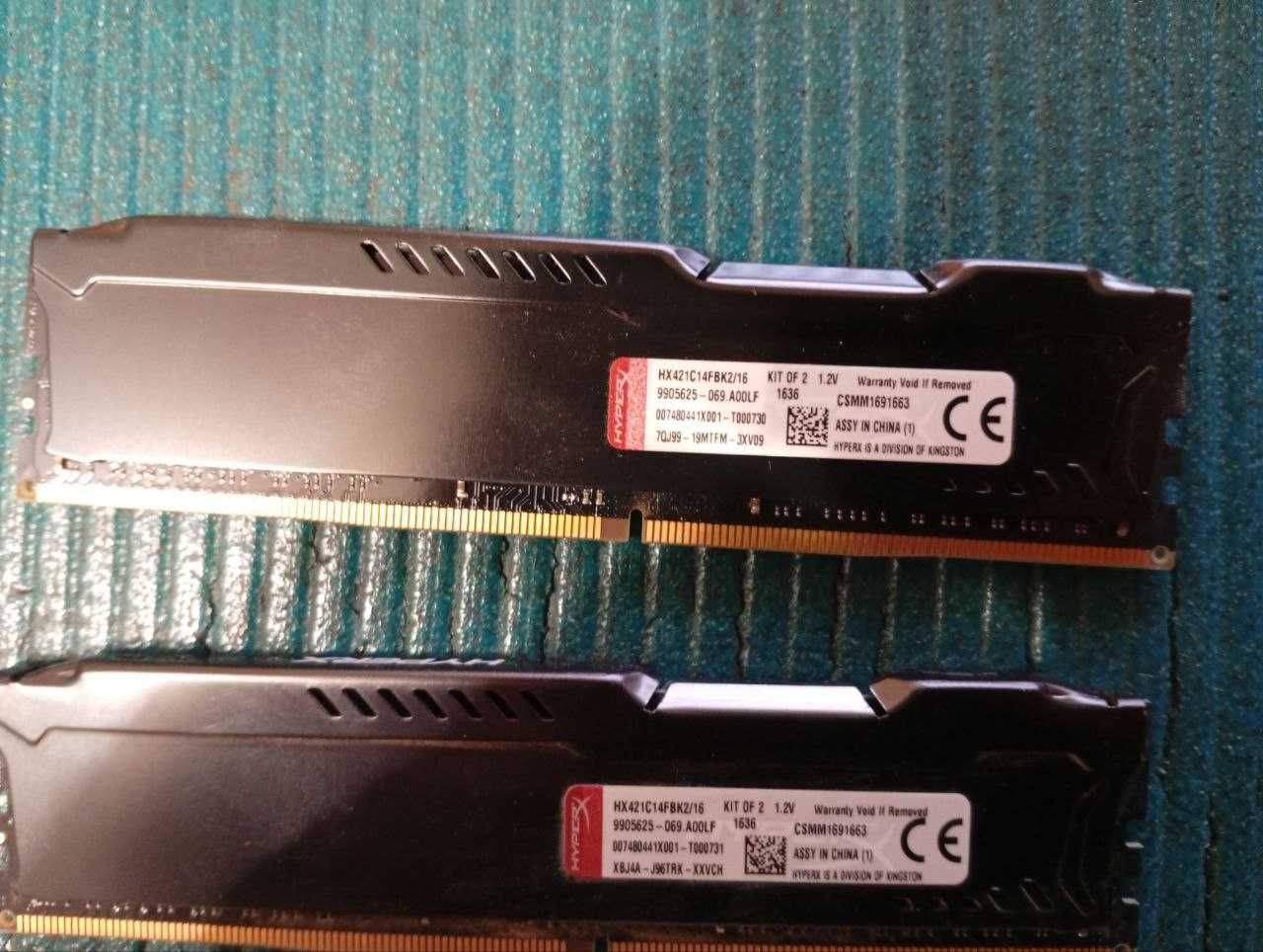 Kingston Fury 16 GB HX421C14FB/16 DDR4 16Gb 2133MHz PC4 17000