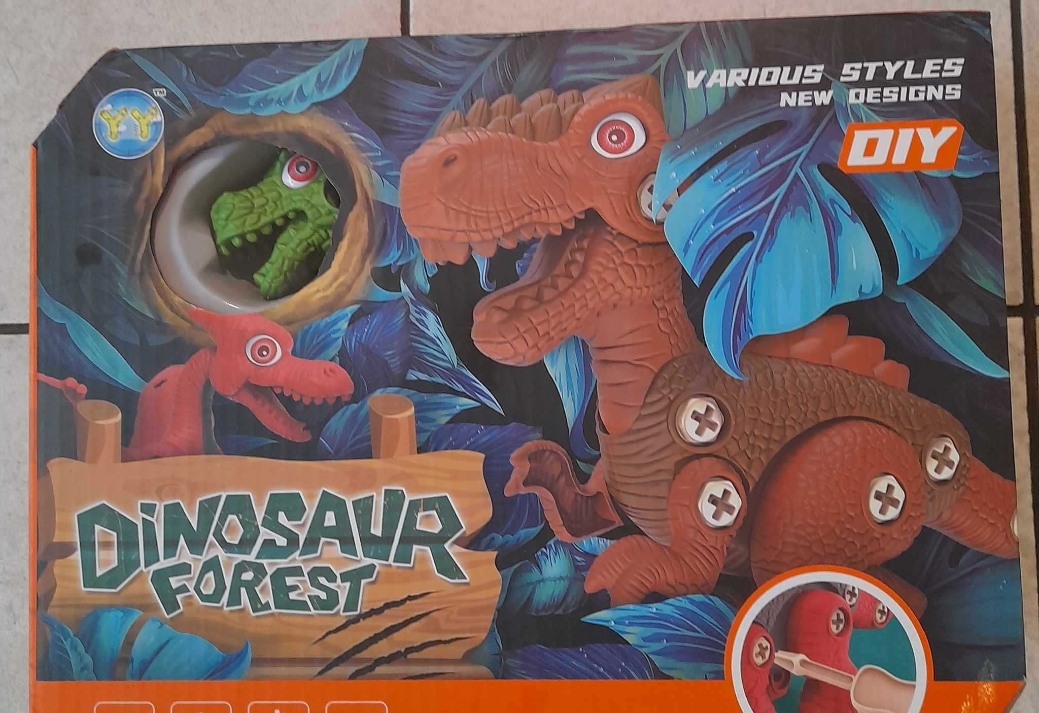 Dinozaur do skręcenia skręcania śrubki śruby śrubokręt elementy części