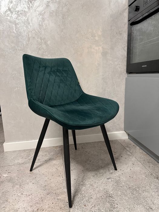 Стілець велюровий. Стілець обідній 2 шт м'який велюровий