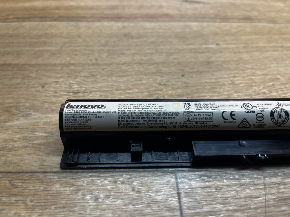 Акамулятор Lenovo L12L4A02 Оригінал