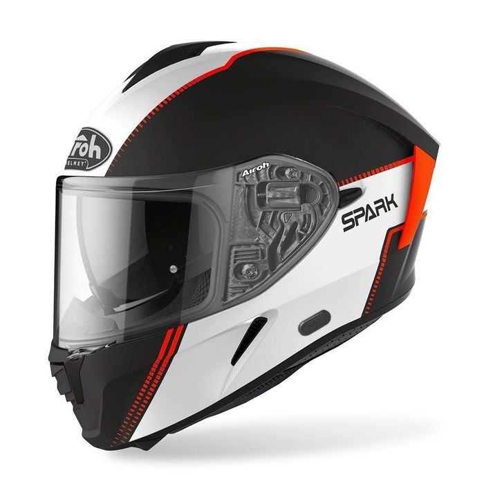 capacete spark flow laranja gloss airoh 2020