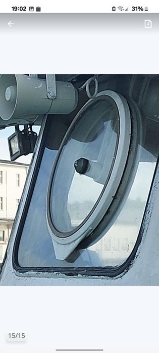 Szyba obrotowa do okna sterówki - jacht, kuter, sztormowa, Ekran Kenta