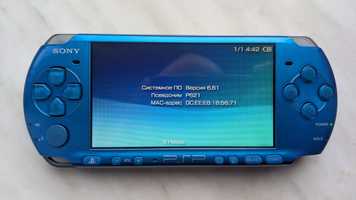 Портативка Sony PSP 3000 blue