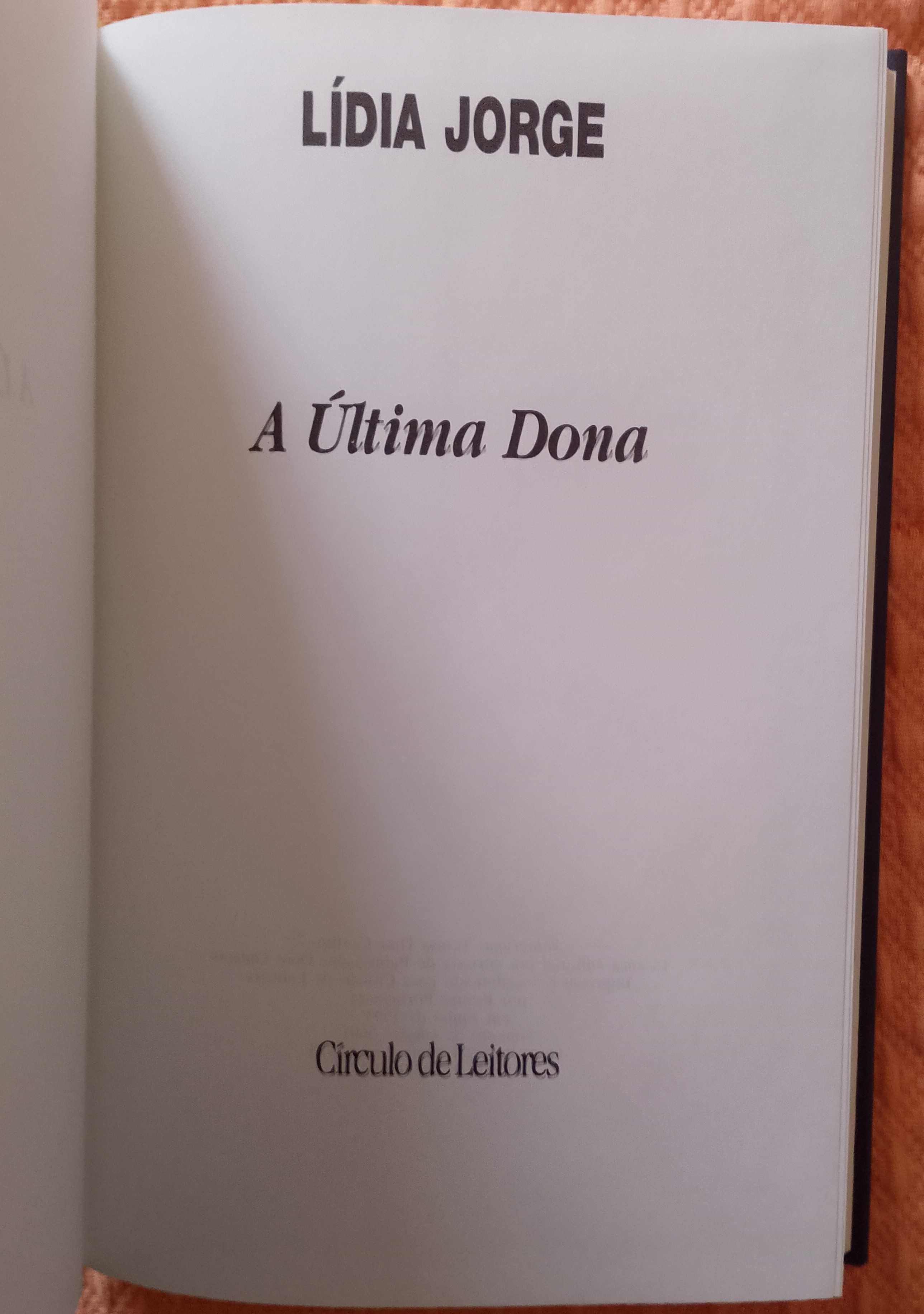 A última dona, Lídia Jorge