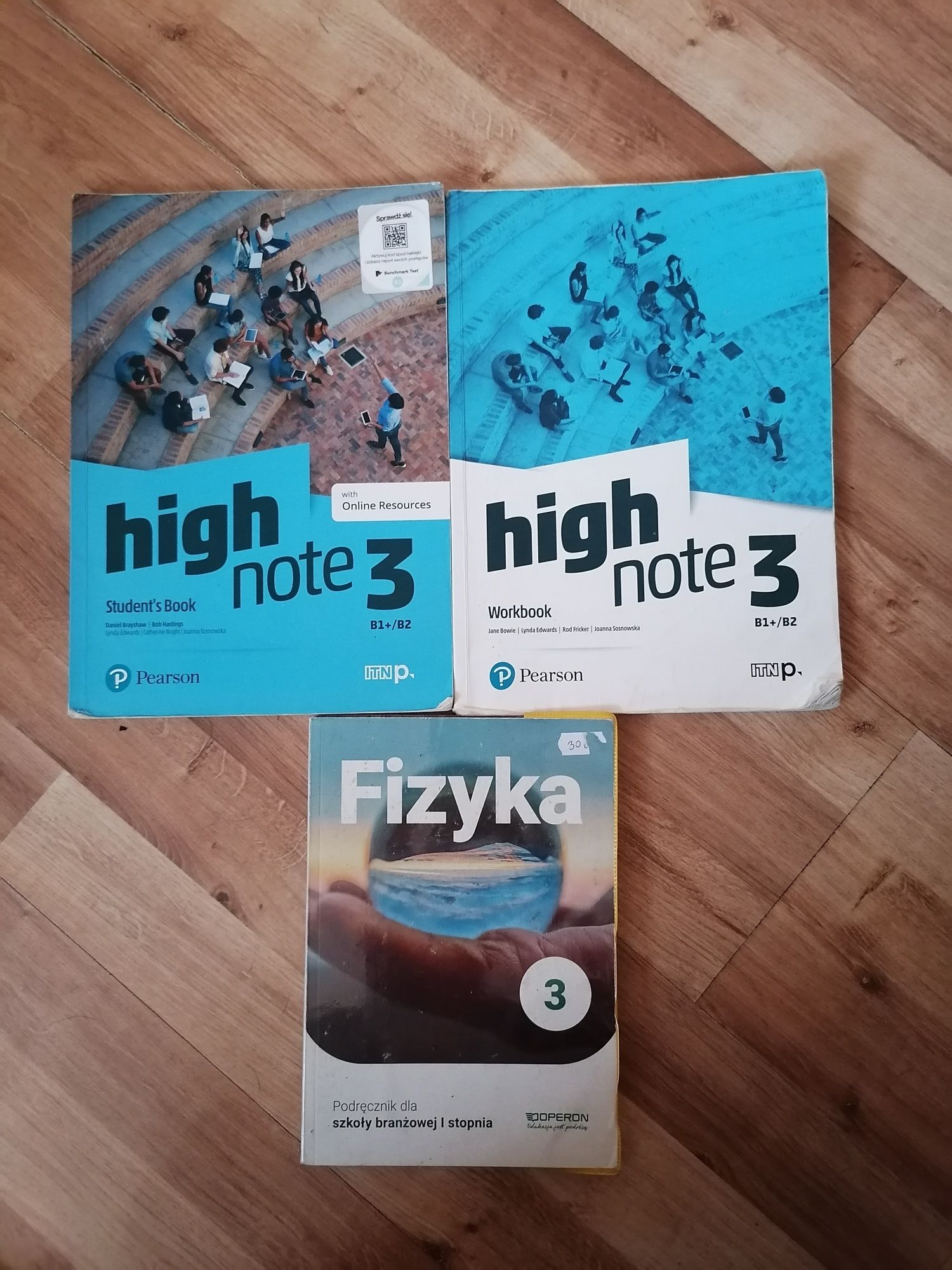 High note 3 podręcznik+ ćwiczenie, fizyka 3