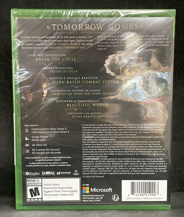 Expedition 33 para a Xbox