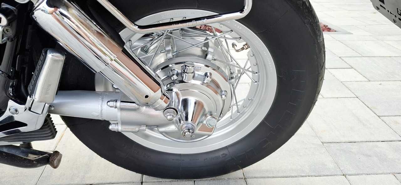 BIAŁY KRUK Yamaha XV 1100 Virago 15004 km, EUROPA, 1998 r., SERWIS