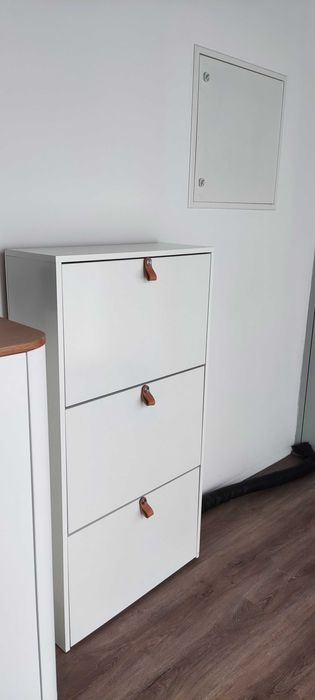 Sapateira branca 3 gavetas