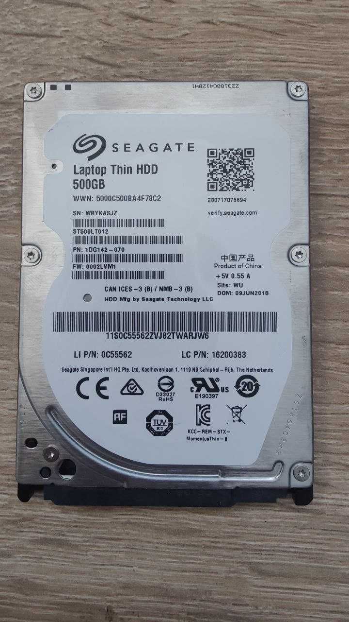 Жорсткий диск (HDD) Seagate Laptop Thin HDD 500GB