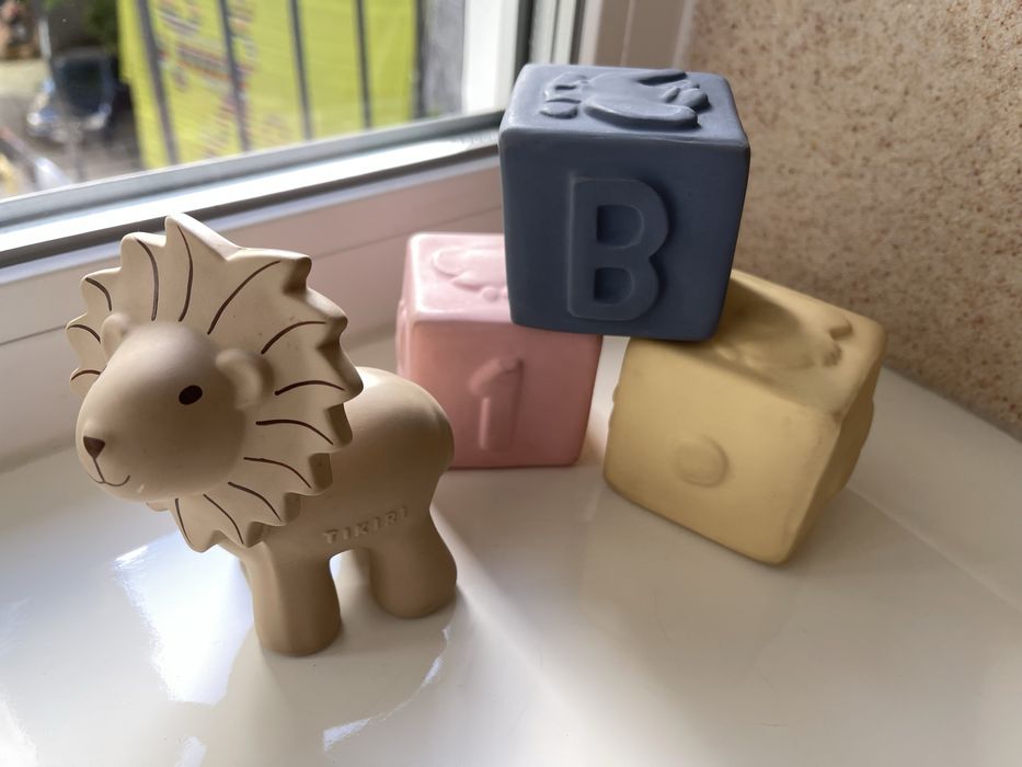 Кубики для купання Tikiri левеня брязкальце гризунець