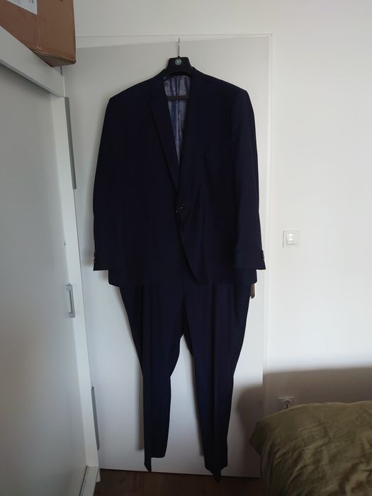 Garnitur granatowy - Jan Kowalski Tkanina - dla bardzo wysokich