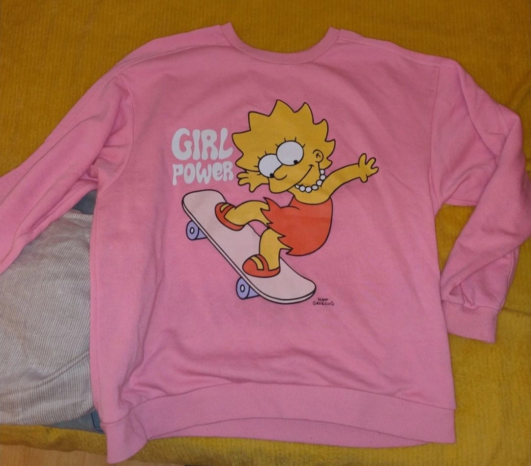 The Simpsons Simpson Simpsonowie różowa bluza rozm. 42