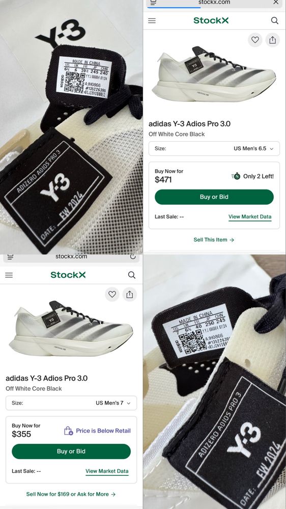 Adidas Y-3 Yohji Yamamoto Adizero Adios Pro 3 оригінал 39,40р