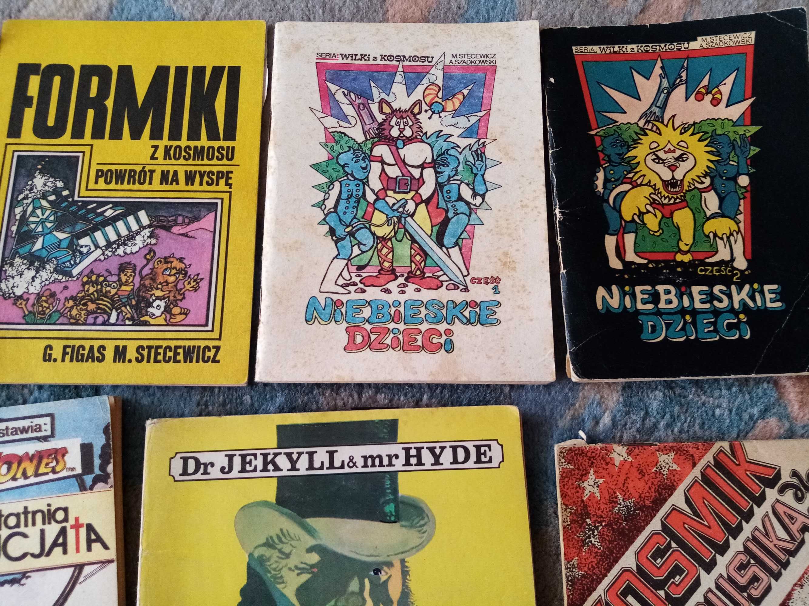 9 rzadkich komiksów lata 1990 niebieskie dzieci jekyll formiki itp