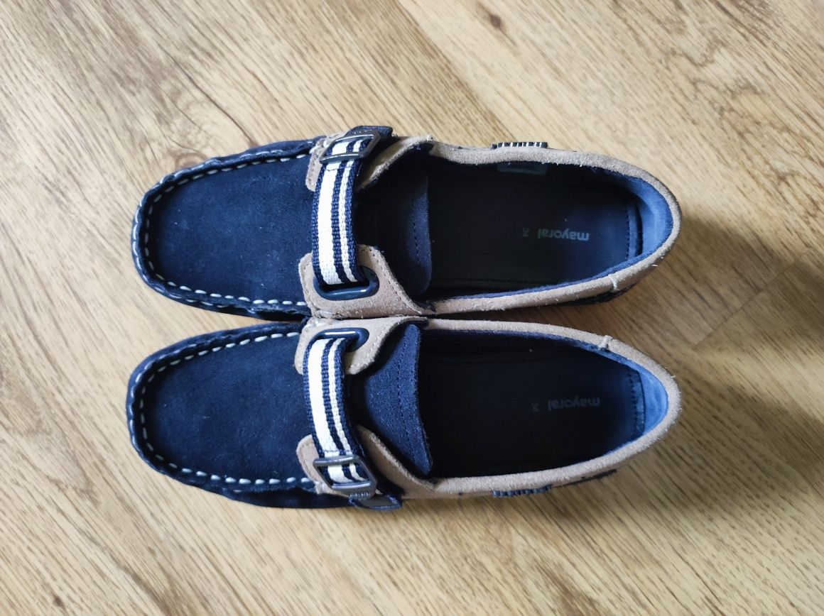 Buty MAYORAL typu mokasyny chłopięce rozmiar 34 jak nowe