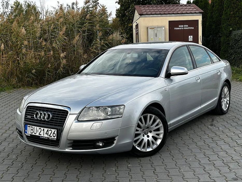 Audi A6 3.2 v6-quattro-pneumatyka-skóry-doinwestowana-zarejestrowany-