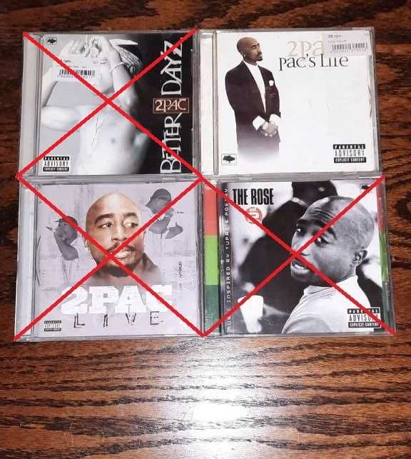 CD Компакт диск 50 Cent, Eminem, DMX, 2Pac, Snoop Dogg, Jay-Z The Game