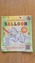 Balon do samodzielnego kolorowania DIY 3D DINOZAUR lub jednorożec