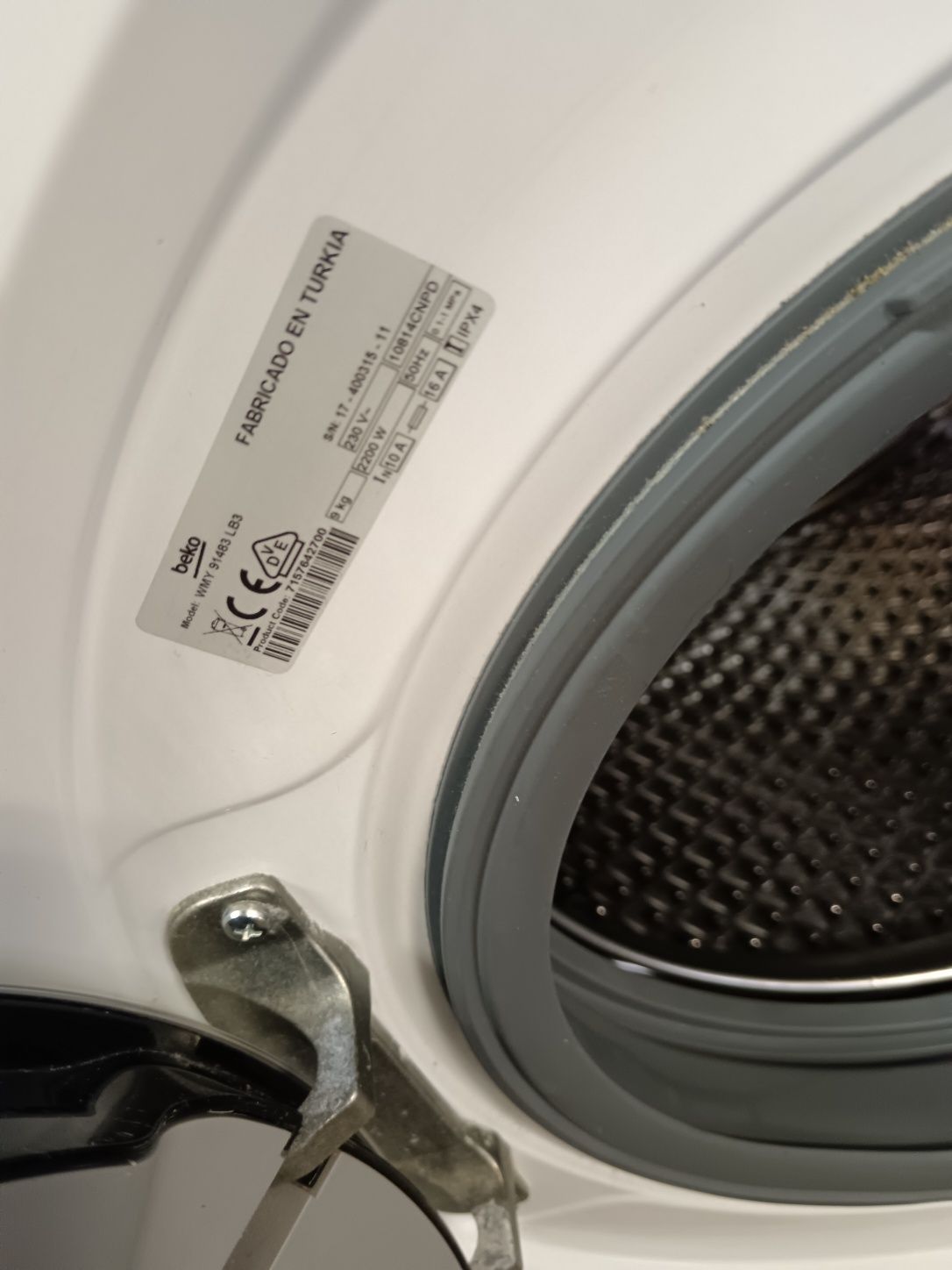 Máquina de lavar roupa Beko 9kg