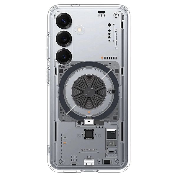 Etui Spigen Ultra Hybrid Mag na Samsung Galaxy S25 Neo One - przezrocz