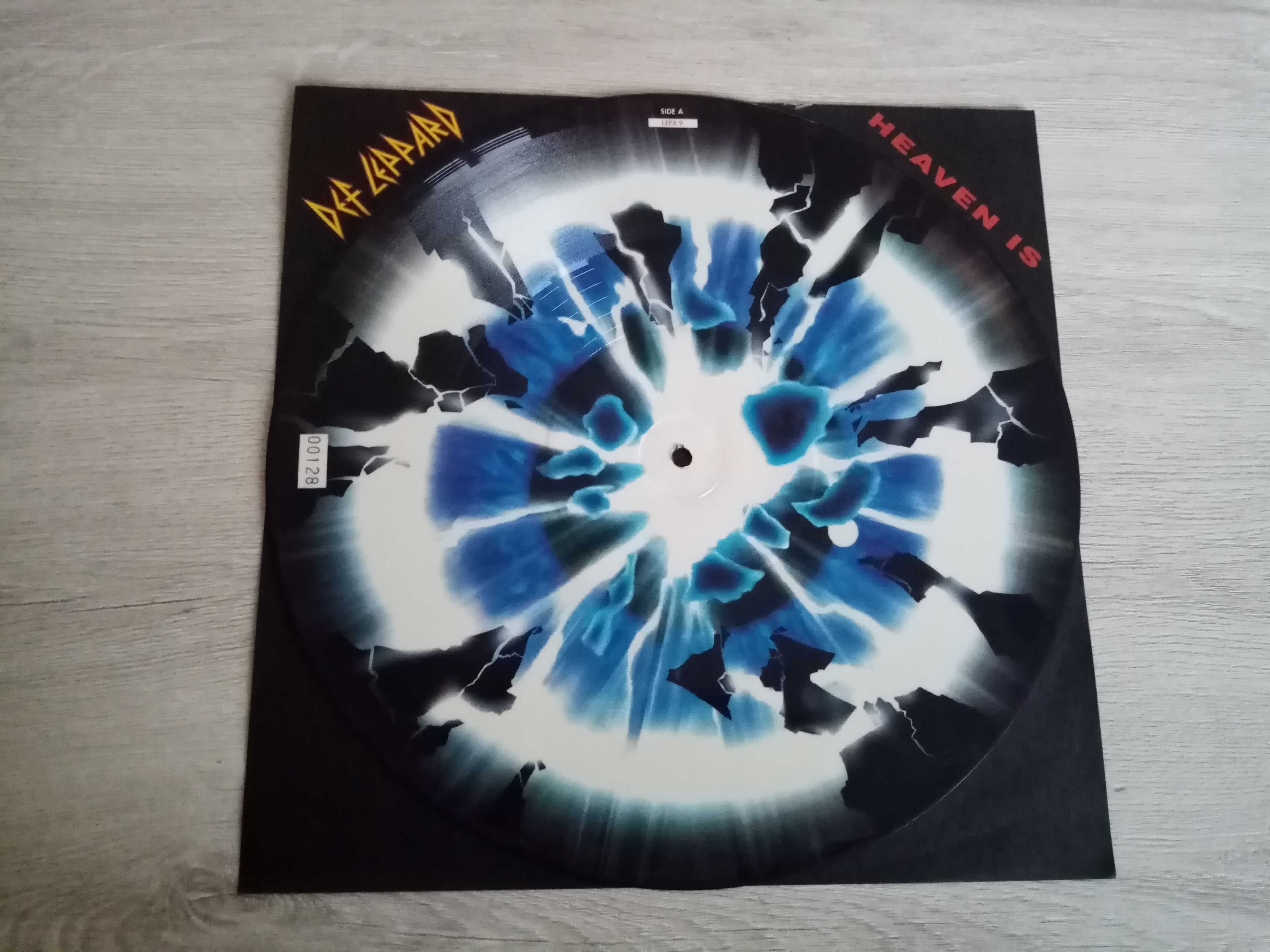 Def Leppard  Heaven Is WINYL (12'') EX/EX Picture Disc