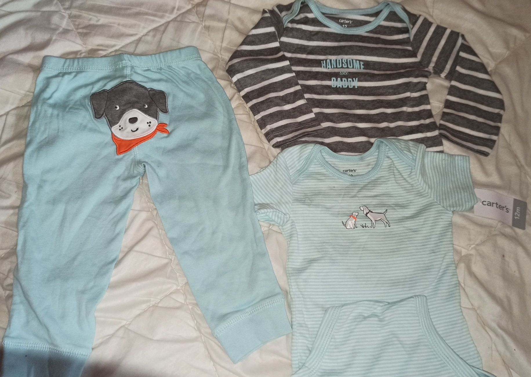 Качественный Детский комплект одежды тройка carter's 12 месяцев.Новый