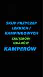 SKUP QUADOW / przyczep/ kamperów / skutery / szybka realizacja