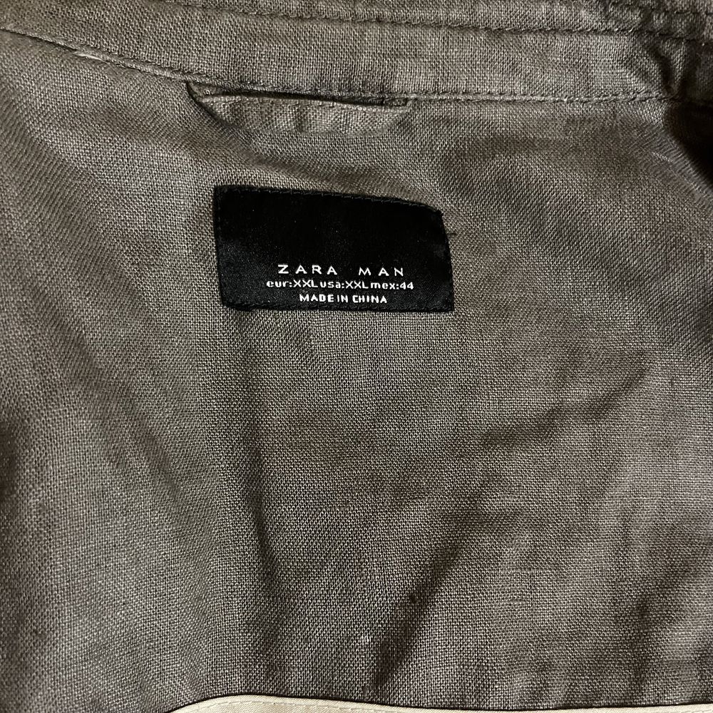 Куртка-сорочка Zara Man хакі